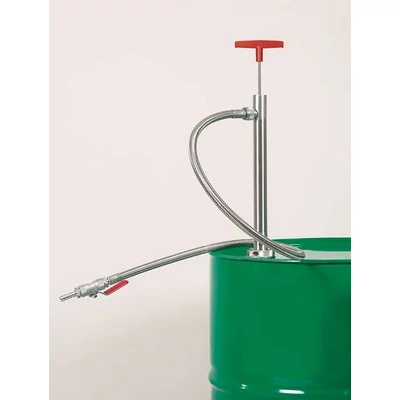 Stainless steel barrel pump - discharge hose/stopcock