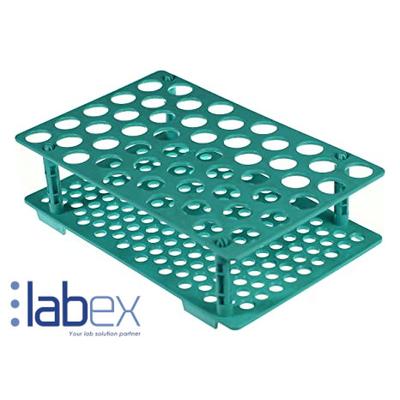 Állvány 50 db 15 ml-es centrifugacső részére (csövek nélkül)